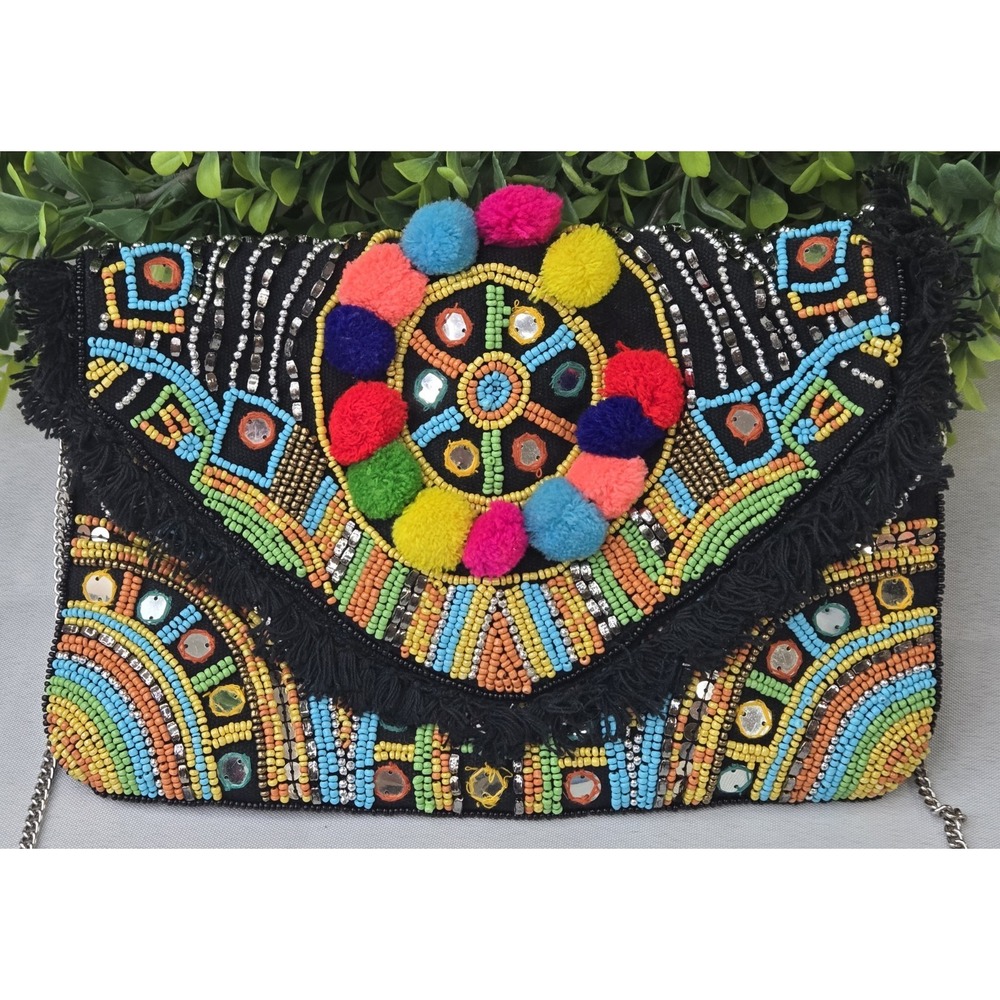 LEIGHTON CLUTCH CIRCUS BY SAM EDELMAN CROSSBODY  PURSE EMBELLISHED NO Strap.